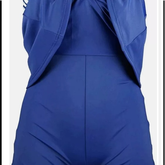 - Navy Blue Retro Inspired SwimDress /Tankini /Swimsuit - Picture 7 of 9